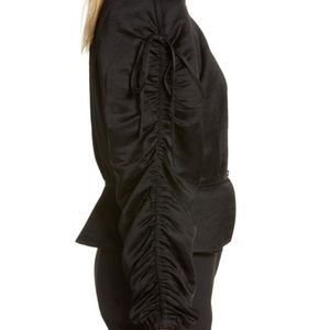 Lewit Ruched Sleeve Jacket